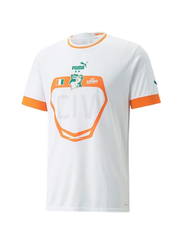 Ivory Coast away jersey soccer uniform men's second football sports tops shirt 2022